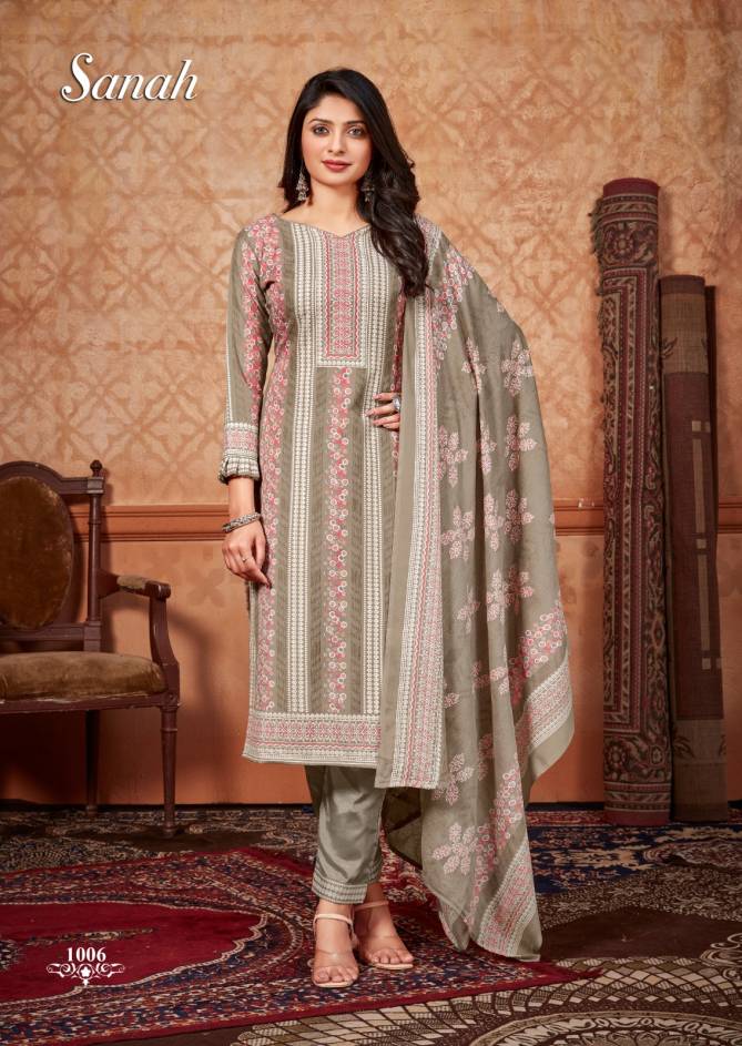 Sanah By Skt 1001-1012 Printed Cotton Dress Material Catalog